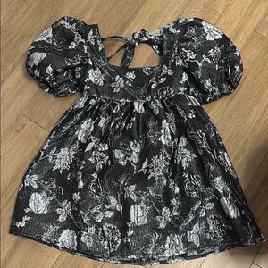 Floral Puff Sleeve Dress